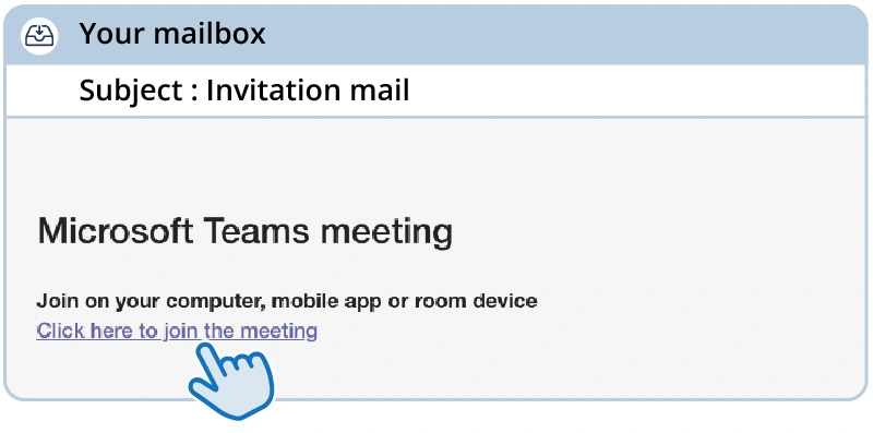 Sample invitation e-mail