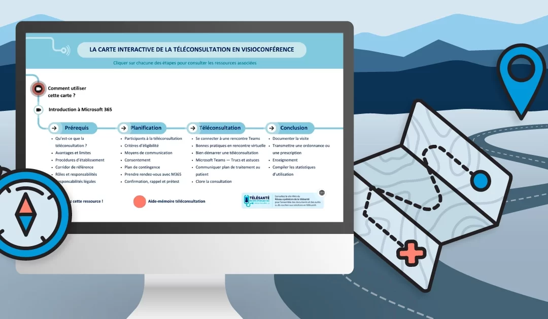 Carte interactive de la téléconsultation : le guide complet du professionnel de la santé