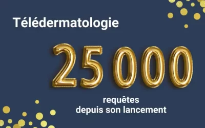 25 000 requêtes pour la télédermatologie!